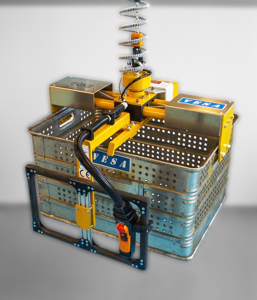 Kistengreifer – individuelle Greifsysteme für Kisten und Behälter